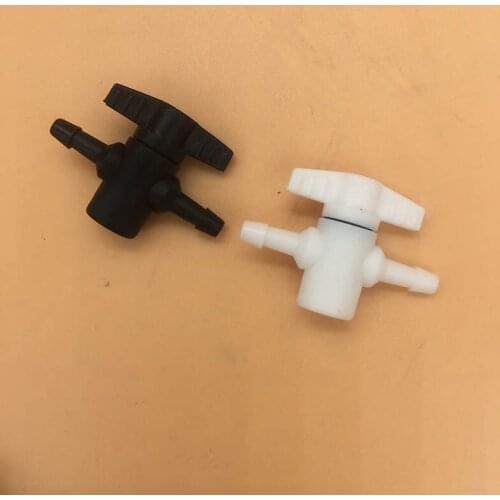 16PCS Eco solvent /UV printer two ways plastic ink control valve for Flora Mimaki Mutoh Roland bulk ink system manual ink valve