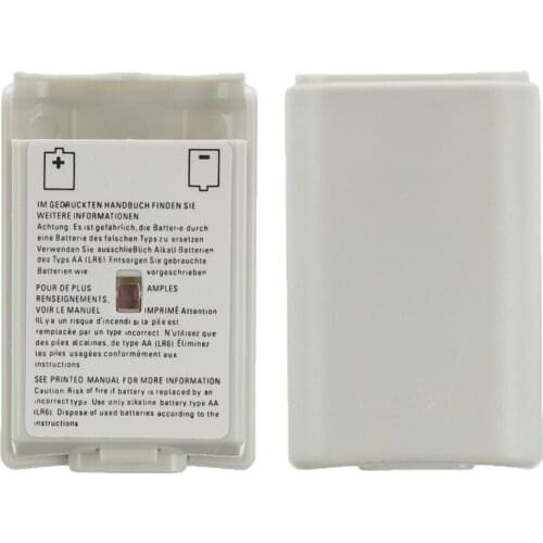 2 Pcs/Lot ABS White Black Housing Case Replacement For XBOX 360 Wireless Controller Battery Back Cover Accessories Dropshipping