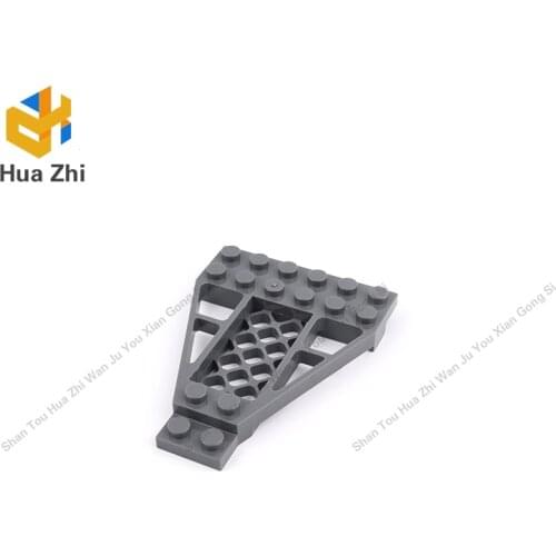 4PCS 30036 Wedge Plate 8 x 6 x 2/3 with Grille Building Blocks Parts MOC DIY Education Build Toys Brick