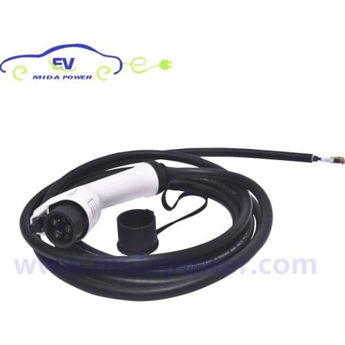 5Meter 32A J1772 Plug EV Connector Type 1 EV Charging Cable EV Extension Cord type 1 EV Tethered Cable