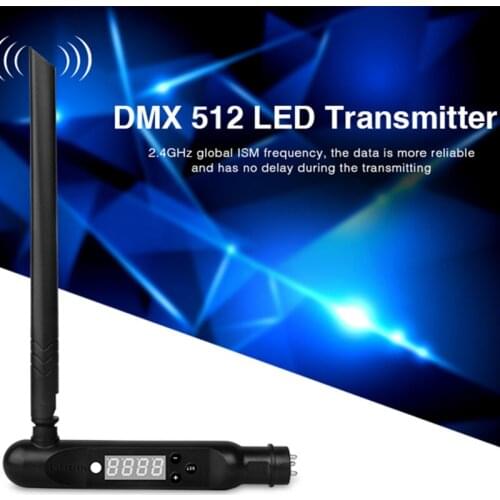 Free shipping 2.4G Wireless ISM wireless DMX512 3pin XLR transmitter DMX Receiver adapter for Disco LED Stage PAR Effect Lights
