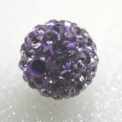Free Shipping! 50pcs/Lot,Good Quality 10mm Tanzanite Clay Beads Diy jewellery