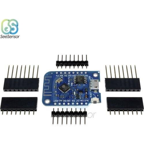 D1 Mini Pro 16M Bytes WiFi Development Board External Antenna Connector ESP8266 ESP-8266EX CP2104 Micro USB Wireless Module