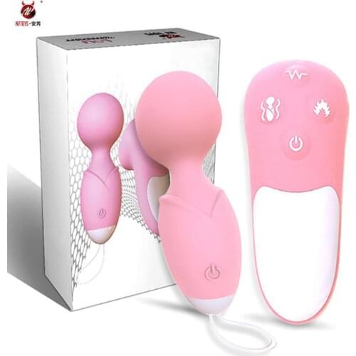 Double Vibrator For Women Wireless Remote Vagina Eggs Clitoris Stimulator Heating G spot Vibrator Sex Toys For Couples Adult Toy