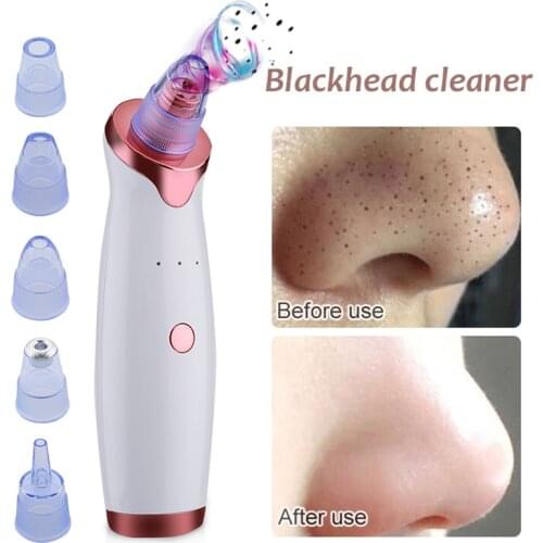 Electric Acne Remover Point Noir Blackhead Vacuum Extractor Tool Black Spots Pore Cleaner Skin Care Facial Pore Cleaner Machine