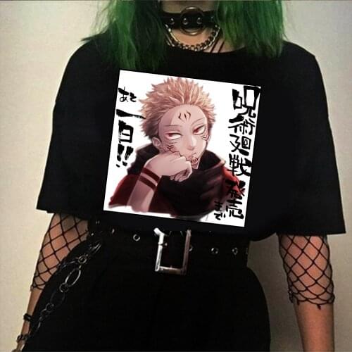 Japanese Anime T Shirt Women Men Sukuna Cartoon T-shirt Funny Himiko Toga Graphic Tees Unisex