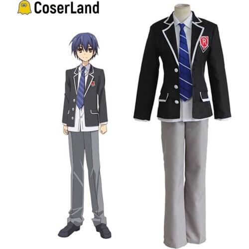 Itsuka Shido Cosplay Uniform Date a Live School Boy Shiori Takamiya Shinji Cosplay Uniform Japanese Anime Comic Cosplay Costume