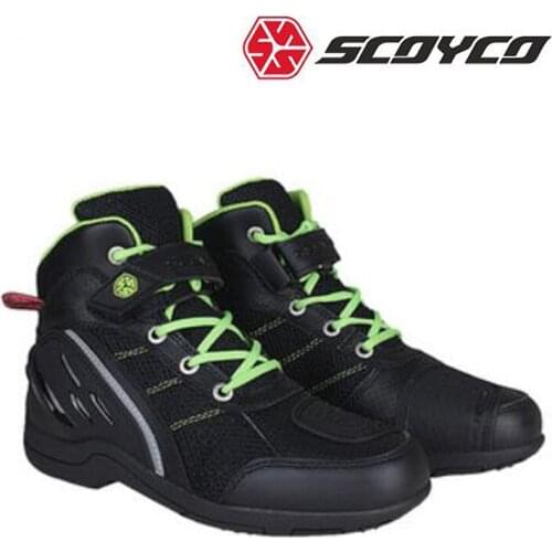 New Motocross Motorcycle boots riding shoes Motorboats summer breathable off-road motorbike boot scoyco Moto racing equipment