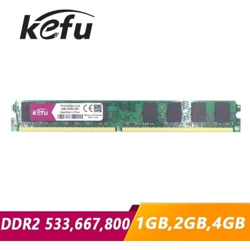 Kefu RAM 2gb DDR2 533 667 800 533mhz 667mhz 800mhz DIMM DDR2 2G 2GB Memory Ram Memoria for All Motherboard Desktop Computer PC
