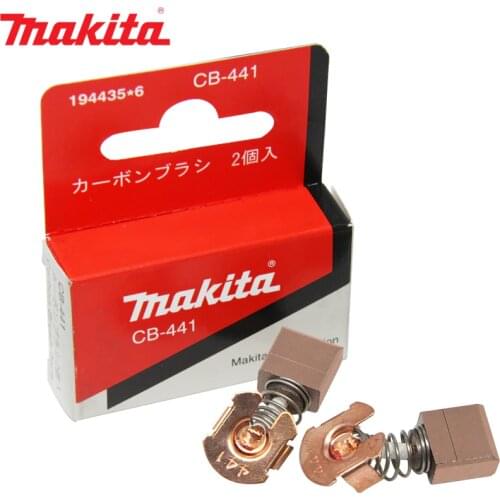 Original Makita Carbon Brushes CB441 for Electric Motors Cordless Circular Saw BHS630 BHR202 BSR730 BJR181 BSS610