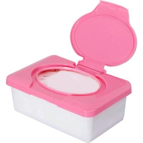 Wipes Box Plastic Wet Tissue Automatic Case Arrival Pop-up Design Tissue Case Baby Wipes Storage Organizer Box 19.5x12x7.5cm