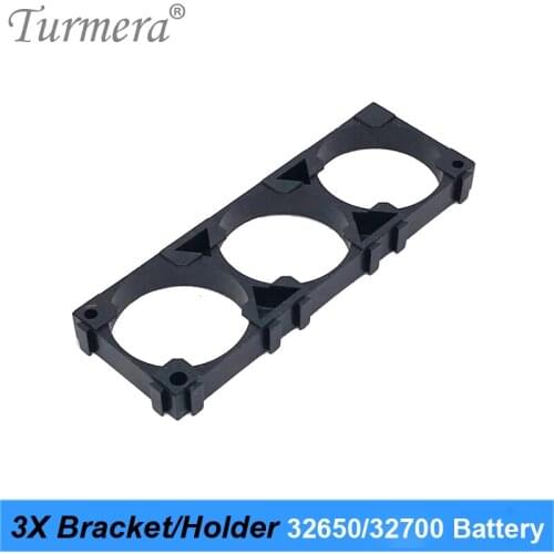 Lifepo4 3X 32650 32700 Battery Bracket Holder 3X Safety Anti Vibration Plastic Bracket For 12V 36V battery pack 12pieces Turmera