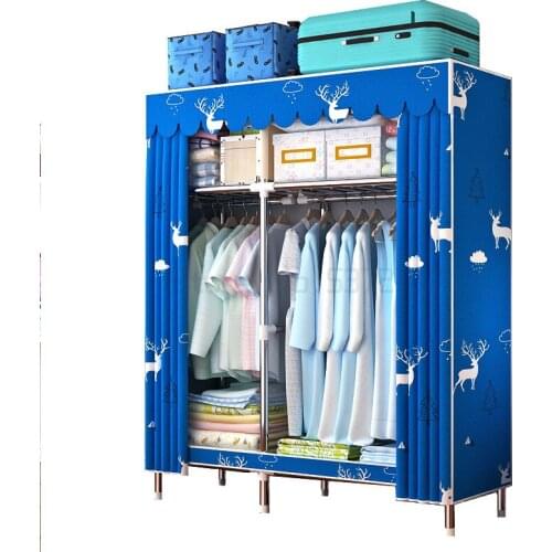 Simple wardrobe modern simple cloth cabinet household bedroom modern simple storage cabinet