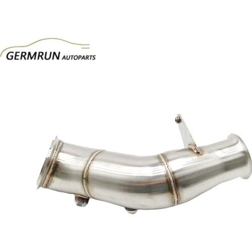 4"SS Turbo Downpipe fit for BM*W 2013/07+ M135i/xi M235i/xi 435i/xi 335i/xi M2 N55 F30/20