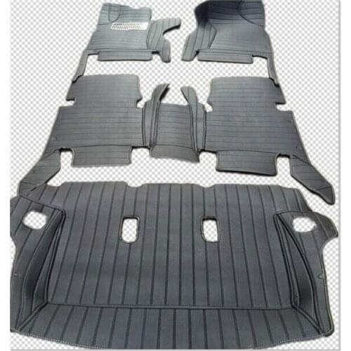 No Odor Full Surrounded Special Car Floor Mats for Fortuner 7seats Easy Clean Non-slip Waterproof Carpets