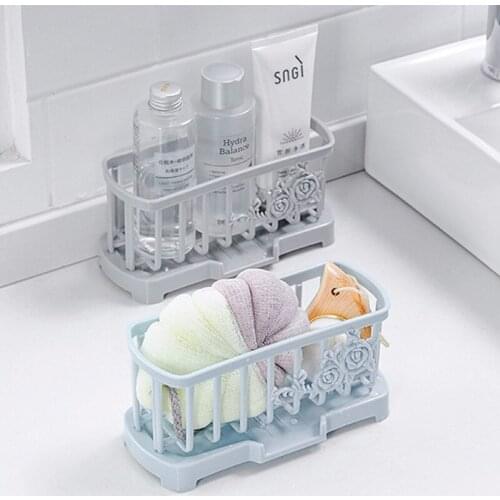 Rag Rack Household Sponge Storage Countertop Clean Drain Sink Shelf Load Bearing Strong Anti Deformation Kitchen Supplies