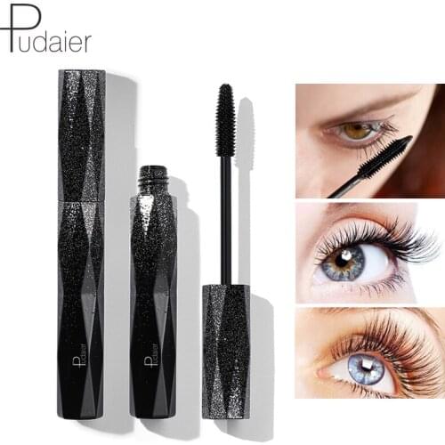 Pudaier 4D Meteor Mascara Volume Waterproof Lash Extensions Makeup Silk Graft Growth Fluid Professional Rimel for Eye