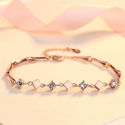 Fashion Bracelet for Women 925 Silver Jewelry Accessories Inlaid Zircon Gemstone Wedding Promise Party Gift Bracelets Wholesale