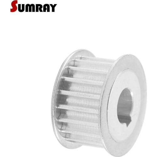 SUMRAY Keyway Timing Pulley 5M 26T 10/12/15mm bore keyway diameter 3/4/5mm 16mm width Tooth Pulley Wheel for CNC Machine