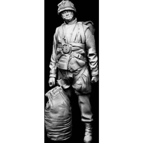 1/16 British Paratrooper Drop Order 1944, Resin Model figure GK, Soldier, World War II theme, Unassembled and unpainted kit