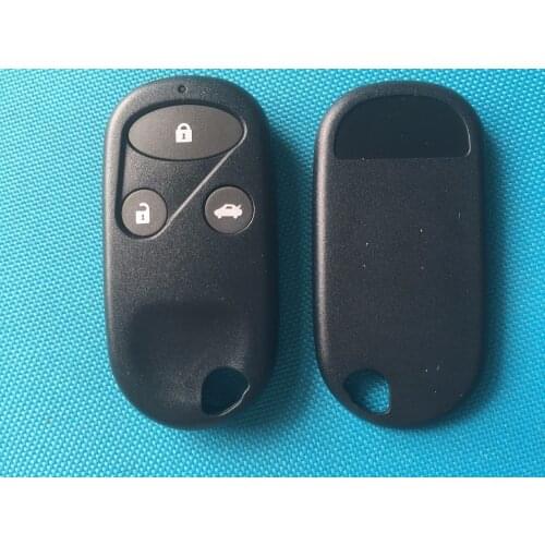1Pc Of New Replacement Key Case For Honda Accord Civic CRV Jazz Remote 3 Button Shell Fob Blank Plastics No Logo Car Accessories