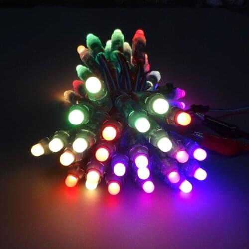 2000pcs 12mm WS2811 Full Color Pixel LED Module Light DC 5V input IP68 waterproof RGB color Digital LED Pixel Light