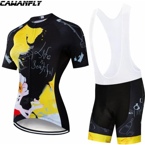 2019CAWANFLY Jersey Cycling Jersey Women Summer Short Sleeve Cycling Clothing/Bike Sports Clothing Bicycle Clothes Ropa Ciclismo