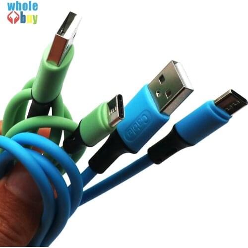 3A Liquid Silicone Cable Liquid Soft Data Cable Color Fast Charging Android TYPE-C USB Charging Cable 1m 2m 3m Multiple Phone
