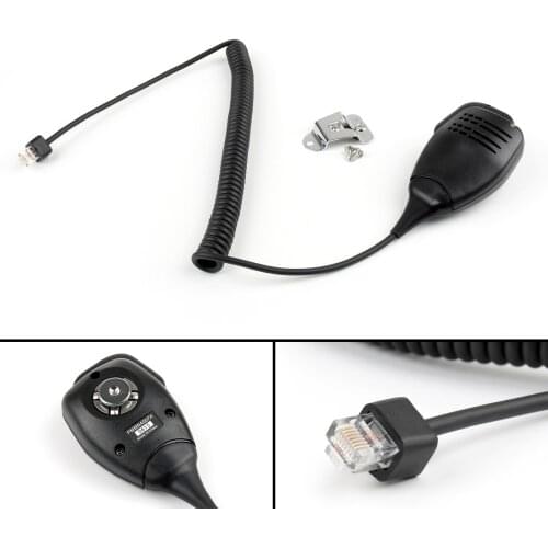 Artudatech 1Pcs PMMN4007 Microphone For Motorola GM338 GM339 GM3188 GM3688 EM400 GM1100 GM1200 GM1280 GM140 Car Radio