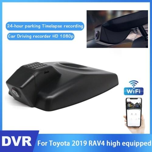 Car Wifi Dvr Mini Driving Recorder Dash Cam Video Recorder Camera For Toyota 2019 RAV4 2018 2019 2020 2021 full hd Night vision