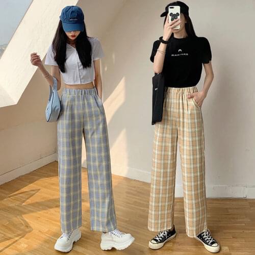New Summer Loose Casual Trousers For Women High Waist Maxi Wide Leg Pants Female Elegant Fashion Clothes