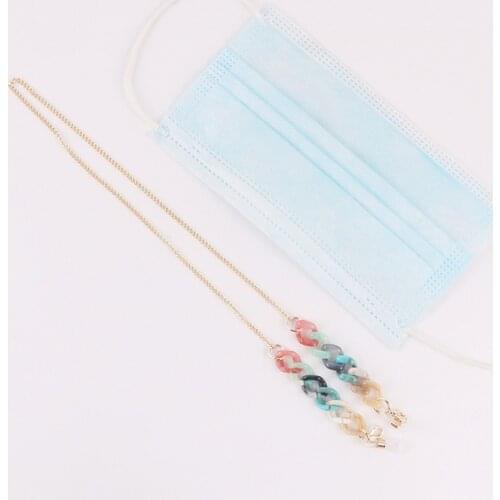 Anti-lost Glasses Chain For Women Men Face Mask Lanyard Fashion Acrylic Chain for Mask Neck Holder Cord Sunglasses Strap