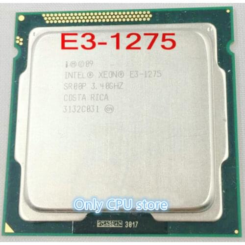 Intel E3-1275 CPU chip 1155 pin 4 core 8 thread 3.4G frequency official version