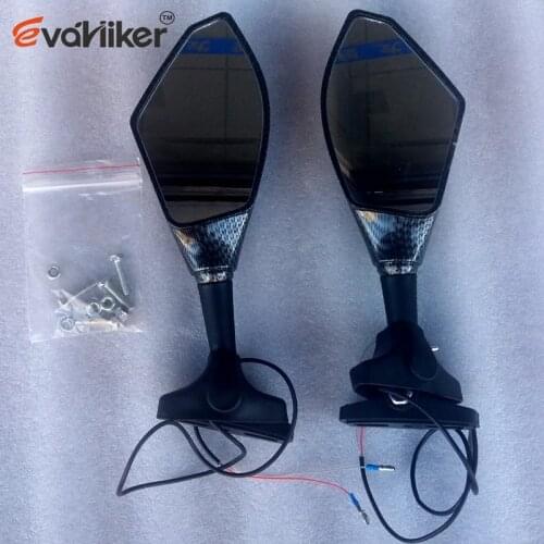 GSXR600 750 SRAD 1996-2000 Motorcycle Rearview Mirror with turning light For SUZUKI GSX R600 GSXR750 SRAD 1996 1997 1998 -2000