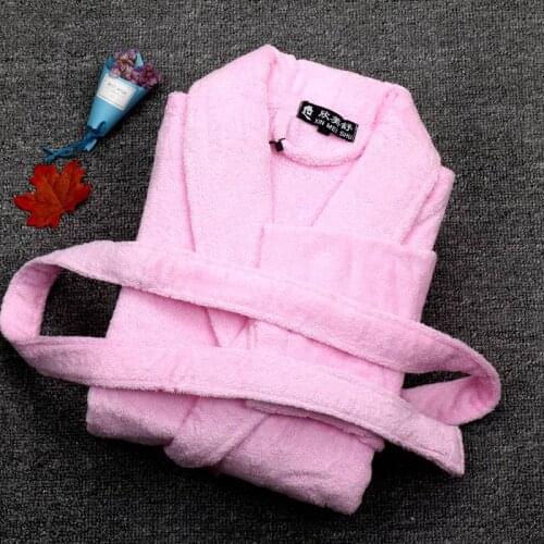 Winter Bathrobe Women Men Lovers Long Warm Towel Fleece Soft Full Sleeve Kimono Bath Robe Dressing Gown Bridesmaid Robes