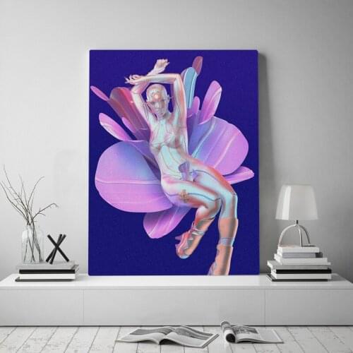 Cyber Sci fi art modern robot fashion Canvas poster Painting wall Art decor Living room Bedroom Study Home Decoration Prints