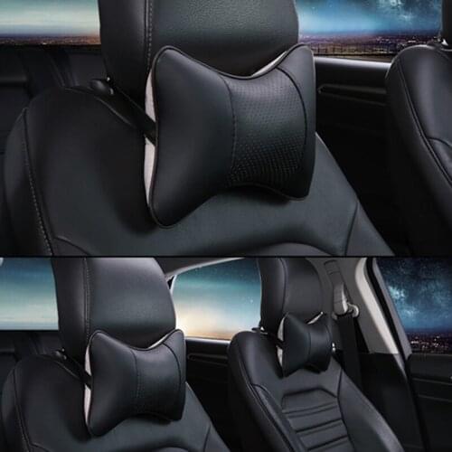 Car seat leather pillow for Audi Q3 Q5 SQ5 Q7 A1 A3 S3 A4 S4 RS4 RS5 A5 A6 S6 C6 C7 S5 A7 S7 A8