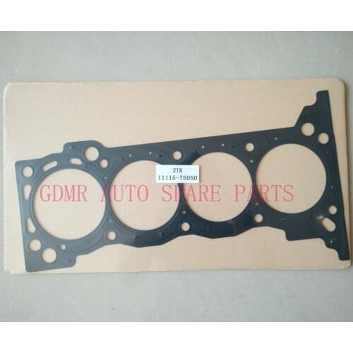 Repair 11115-75050 2TR 2TR-FE 2TRFE cylinder head gasket for toyota Hilux Innova Forturner Tacoma Hiace 2694cc