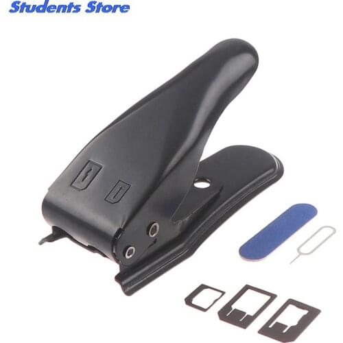 Multi-function Dual 2 in 1 Nano Micro SIM Card Cutter For Smart Phone Accessory