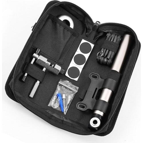 Outdoor Cycling Bicycle Repair Kit Mountain Road Bicycle Tire Repair Tool Pump Riding Repair Equipment