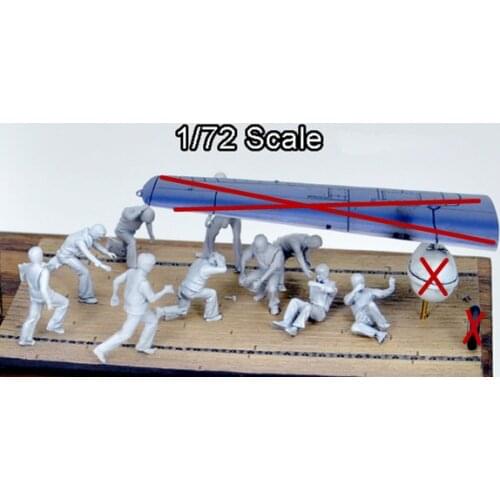 1/72 Resin Figure Model Kit Unassambled Unpainted 1031(10 figures)