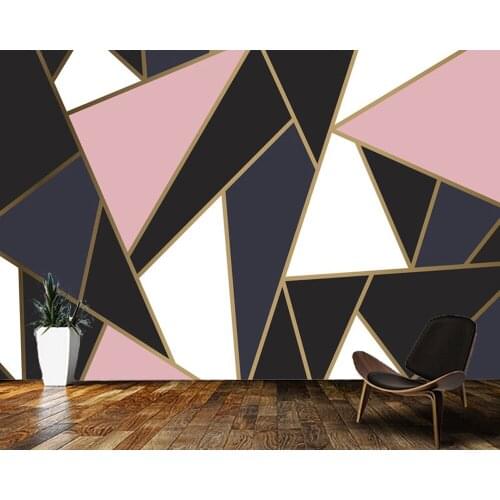 Papel de parede Modern mosaic Color geometric 3d wallpaper mural,living room childrens bedroom wall papers home decor