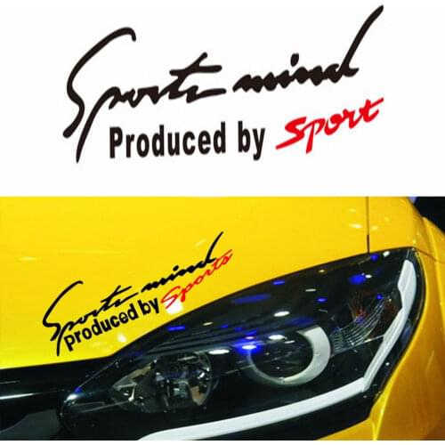 New Sport Style Car Stickers Emblem Badge Decal Automobile Bonnet Stickers Auto style Part for Audi BMW Mercedes Benz Decoration