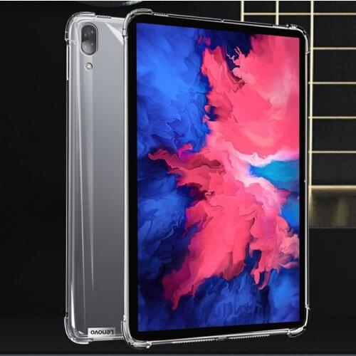 Anti-Knock Transparent Case For Lenovo Xiaoxin Pad Pro 2021 TB-J716F 11.5 inch Soft TPU Protective Back Cover