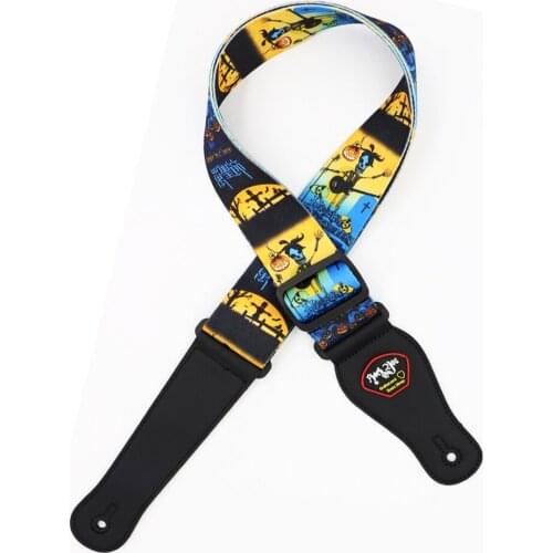 Guitar Strap Halloween Pattern Guitar Strap Electric Guitar Acoustic Guitar Folk Guitar Bass Strap