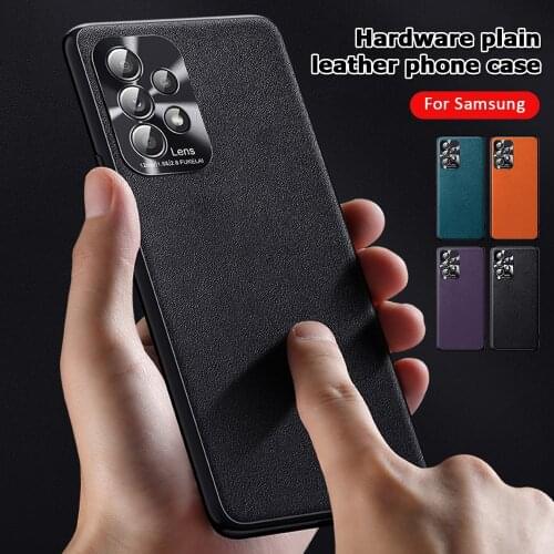 Luxury Metal Lens Protection Case For Samsung Galaxy A52 5G A72 A12 A42 A32 4G A52 Back Cover Case Protector New upgrade 2021