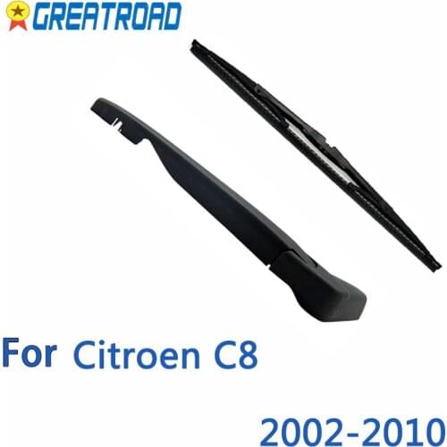 Wiper 16" Rear Wiper Blade & Arm Set Kit For Volvo V40 1995-2004 1996 1997 1998 1999 2000 2001 Windshield Windscreen Rear Window