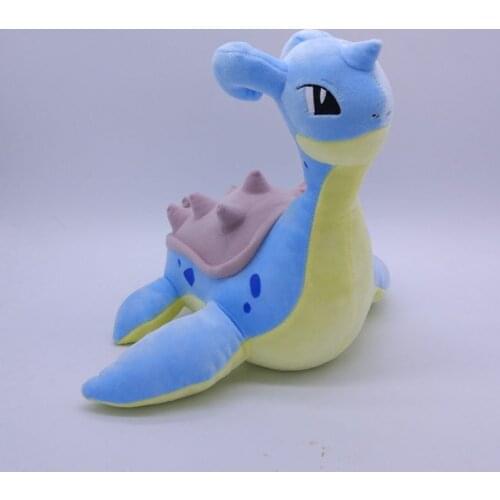 Takara Tomy Pokemon Genuine Anime Cute Doll Game Manga Lapras Doll Toy Model Room Decoration Holiday Gift for Children