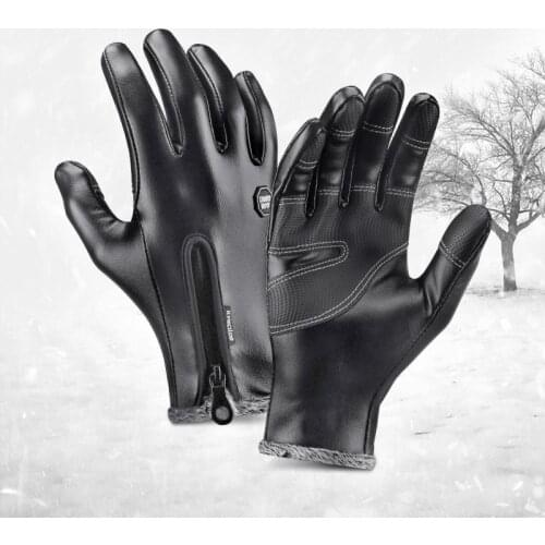 Waterproof Winter Cycling Gloves Warm Tactical Unisex Touchscreen Horizontal Bar Gloves Sports Gym Motorcycle Cycling Equipment