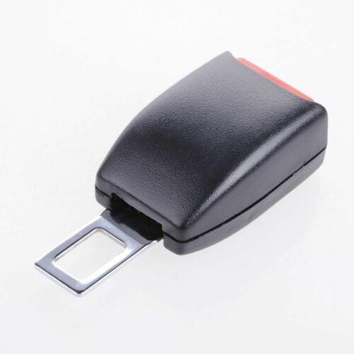 Wotefusi 1Pc Universal Car Safety Seat Belt Extender Clip Extension Buckle Lock Black
